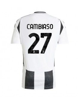 Billige Juventus Andrea Cambiaso #27 Hjemmedrakt 2024-25 Kortermet